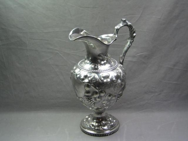 Antique 1853 Middlebury College Silver Water Pitcher NR 1