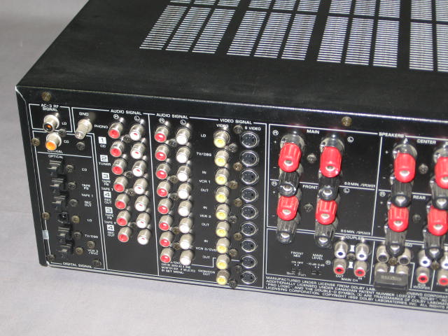 Yamaha DSP-A3090 7.1 Surround Sound Amplifier Receiver 8