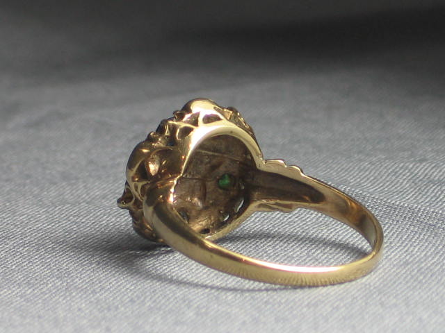 Ladies Vintage 10K Gold Order Eastern Star Masonic Ring 4