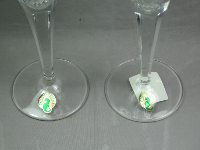 2 Waterford Crystal Happiness Toastings Champagne Flute 1