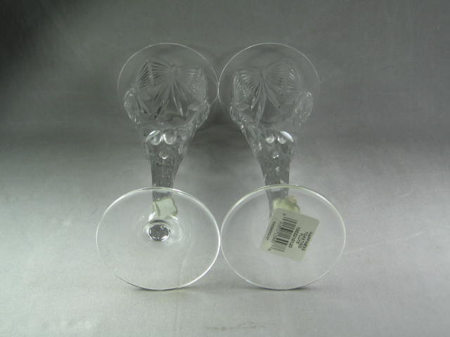2 Waterford Crystal Happiness Toastings Champagne Flute 4