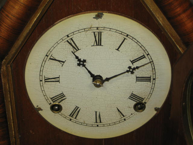 Vintage Antique Gilbert Steeple Mantel Mantle Clock NR 3