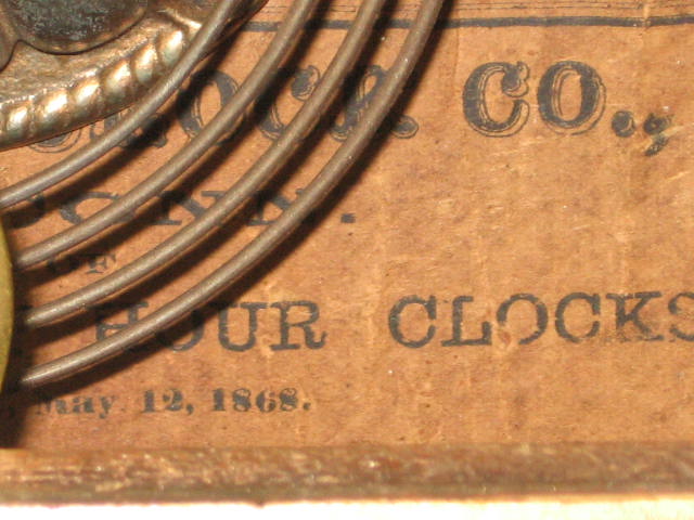 Vintage Antique Gilbert Steeple Mantel Mantle Clock NR 5