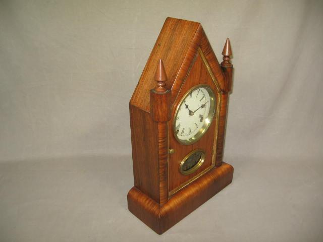 Vintage Antique Gilbert Steeple Mantel Mantle Clock NR 6