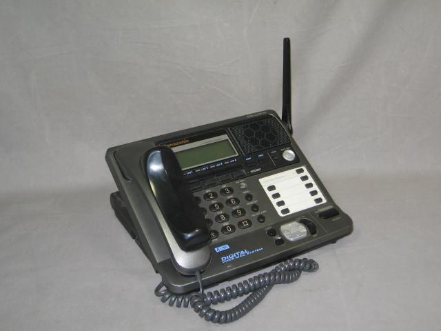 Panasonic Phone System KX-TG4000B 4 KX-TGA400B Handsets 1
