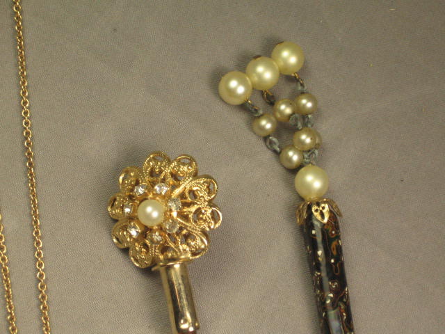 Vintage Costume Jewelry Bracelet Necklace Hairpin + Lot 6