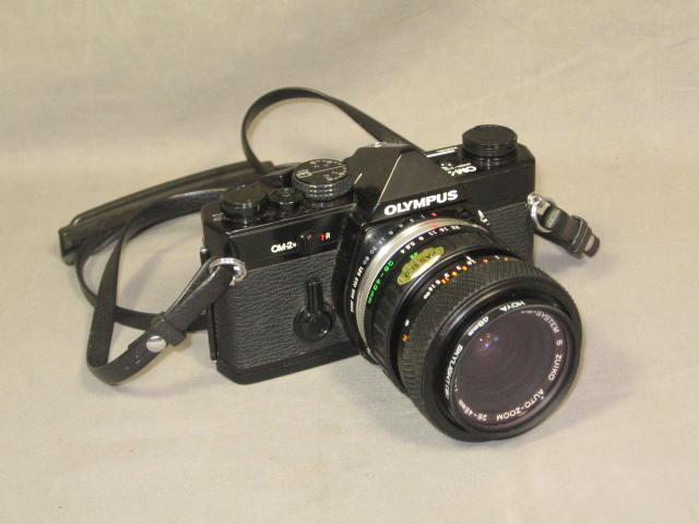 Olympus OM-2N OM2N MD 35mm SLR Film Camera 28-48mm Lens