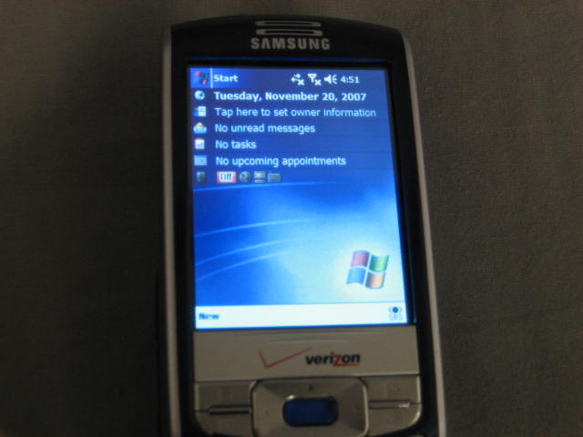 Samsung SCH-i830 Verizon World Bluetooth PDA Cell Phone 1