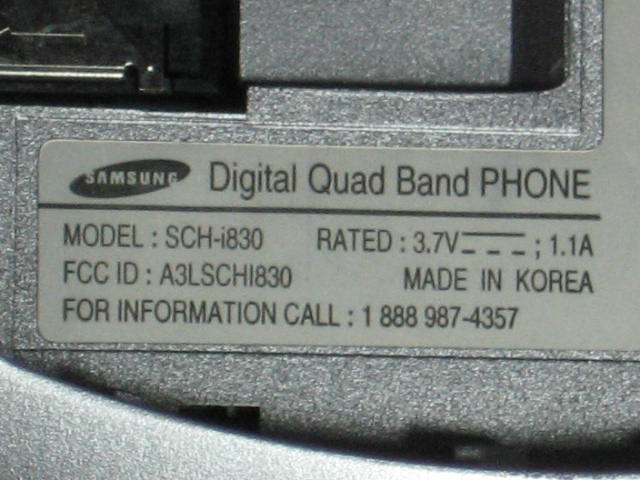 Samsung SCH-i830 Verizon World Bluetooth PDA Cell Phone 6