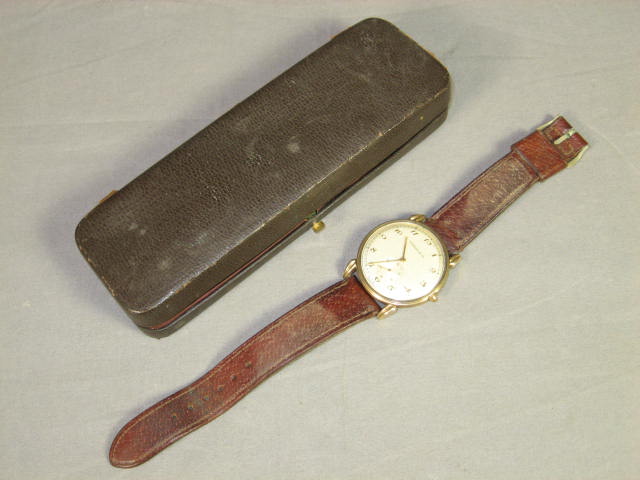 Vintage 1947 Tiffany & Co Gold Swiss Wrist Watch NR!