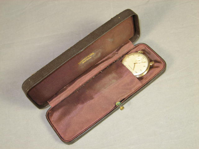 Vintage 1947 Tiffany & Co Gold Swiss Wrist Watch NR! 1