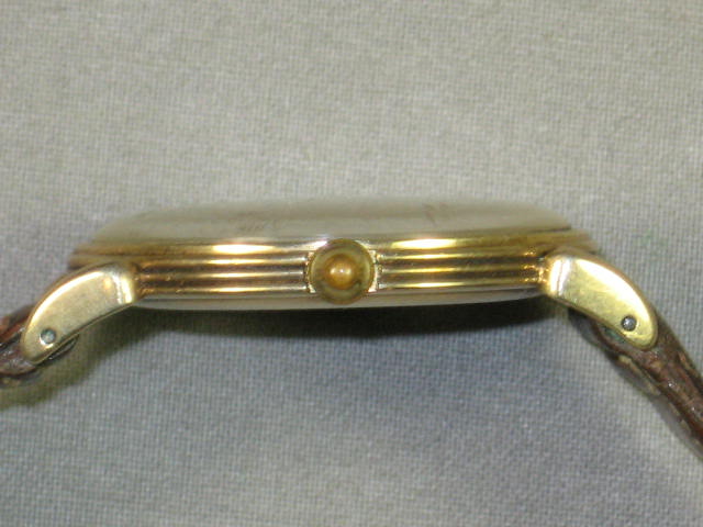 Vintage 1947 Tiffany & Co Gold Swiss Wrist Watch NR! 4