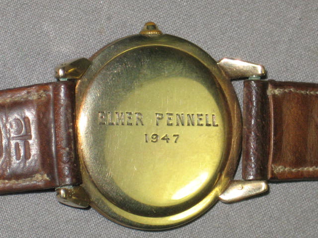Vintage 1947 Tiffany & Co Gold Swiss Wrist Watch NR! 5