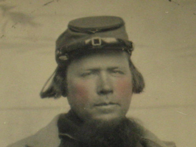 1864 Vermont Civil War Death Certificate Tintype Photo 5