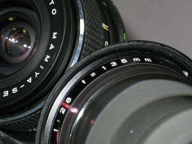 Mamiya NC1000s Camera Secor CS 28mm 50mm 135mm 200mm 12