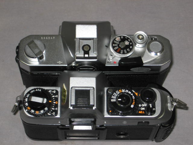 Konica Autoreflex T3 FT-1 Motor Cameras 50mm 70-210mm + 6