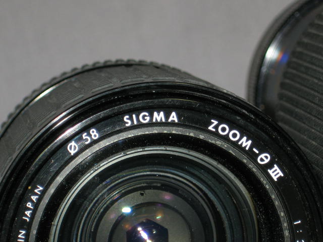Konica Autoreflex T3 FT-1 Motor Cameras 50mm 70-210mm + 12