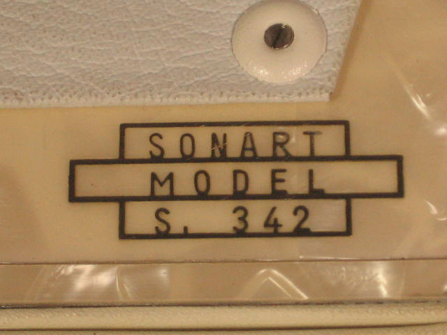 Vintage Sonart Model S 342 Italian Accordion Accordian 12