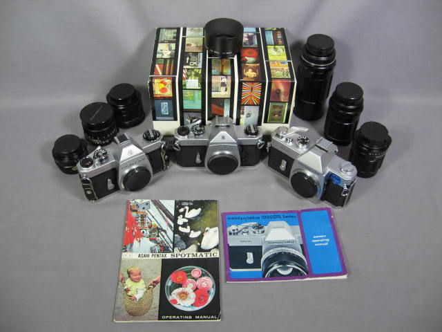 Pentax Asahi Honeywell Spotmatic +Mamiya/Sekor Cameras+