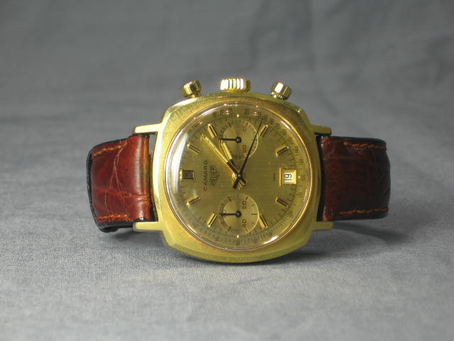 Jerry Seinfeld Vintage Heuer Pre TAG Gold Swiss Watch