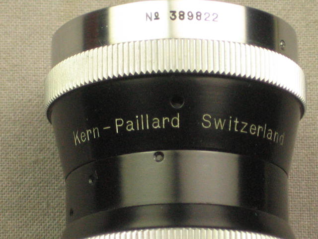 Kern-Paillard Bolex Switar f1.6 10mm C-Mount Movie Lens 5