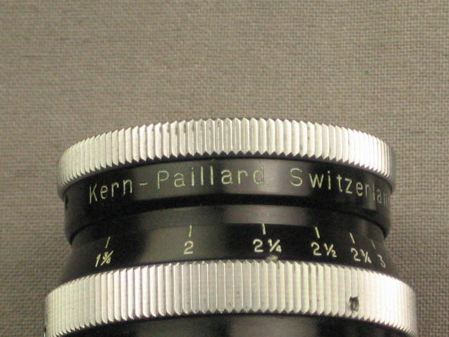 Kern-Paillard Bolex Switar f1.4 25mm C-Mount Movie Lens 5