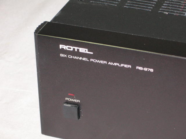 Rotel Six 6 Channel Stereo Power Amplifier Amp RB-976 1