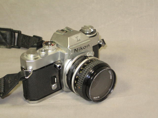 Nikon EL2 EL 2 35mm SLR Film Camera Nikkor 50mm Lens ++ 2