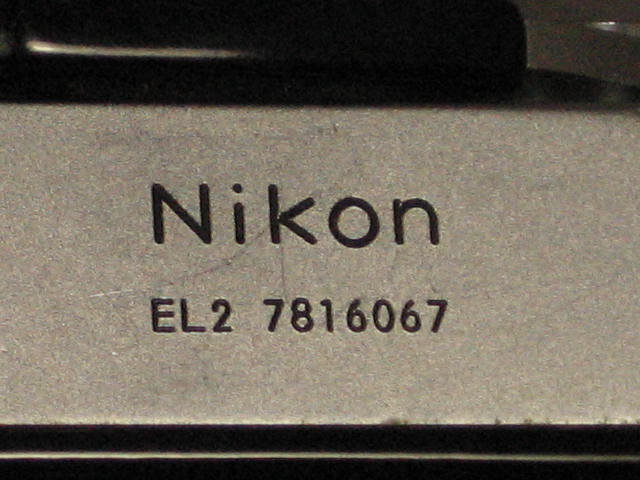 Nikon EL2 EL 2 35mm SLR Film Camera Nikkor 50mm Lens ++ 4