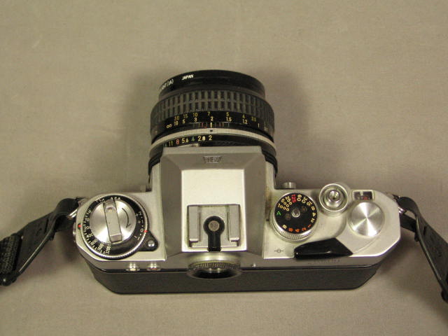Nikon EL2 EL 2 35mm SLR Film Camera Nikkor 50mm Lens ++ 6