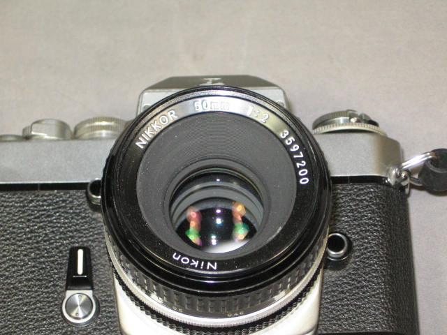 Nikon EL2 EL 2 35mm SLR Film Camera Nikkor 50mm Lens ++ 8