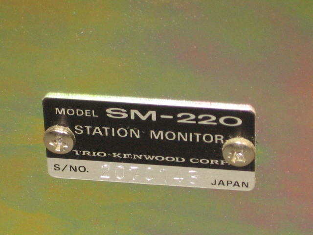 Kenwood SM-220 Ham Radio Station Monitor Oscilloscope + 5