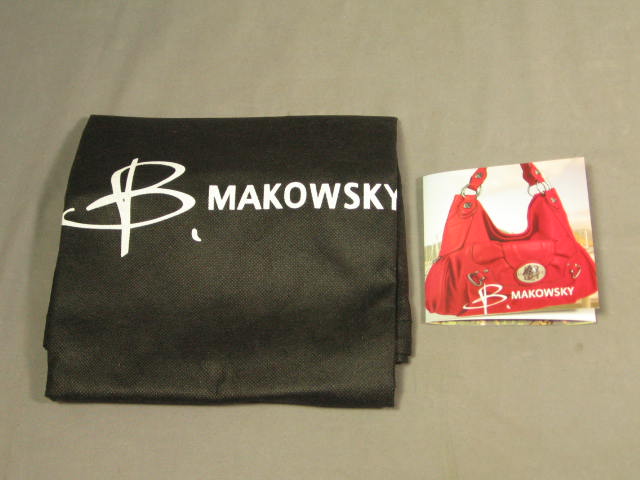 B. Makowsky Stone Lisbon Leather Shoulder Bag Purse NWT 6