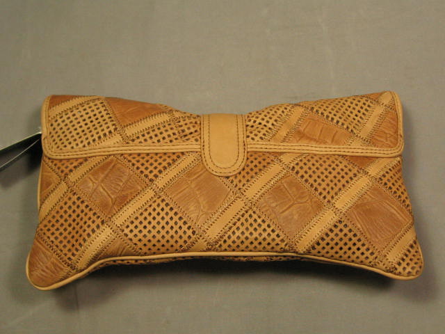 B. Makowsky Vachetta Cairo Clutch Purse Bag NWT $188 NR 2