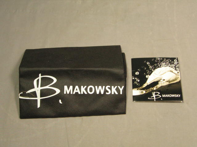 B. Makowsky Vachetta Cairo Clutch Purse Bag NWT $188 NR 6