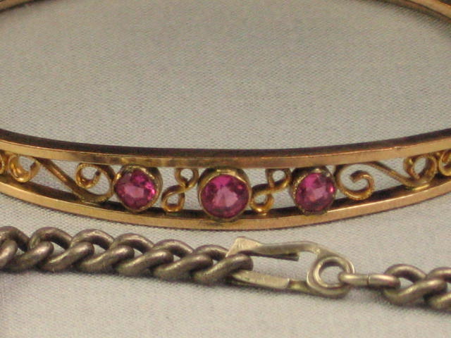 Vintage Antique Gold Silver Jewelry Lot Rings Bracelets 4