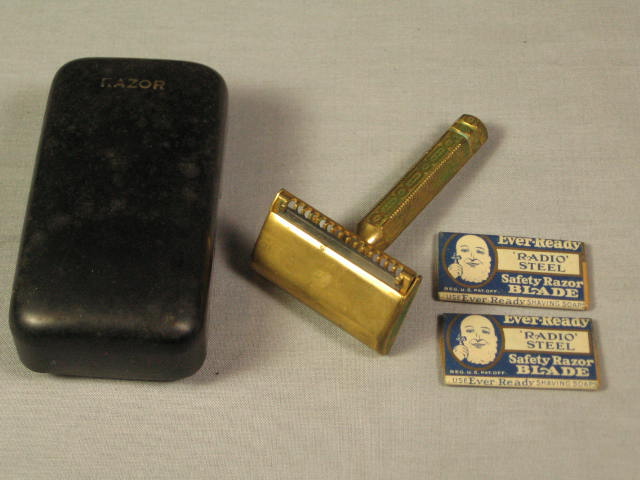 Vintage Antique Straight Safety Razor Lot Gillette Gem 14