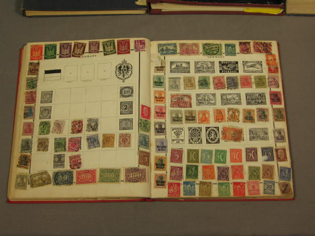 Huge Vintage Postage Stamp Album Book Collection Lot NR 4