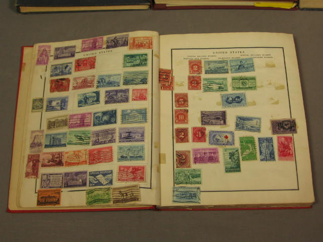 Huge Vintage Postage Stamp Album Book Collection Lot NR 5