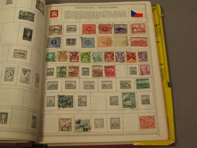 Huge Vintage Postage Stamp Album Book Collection Lot NR 8