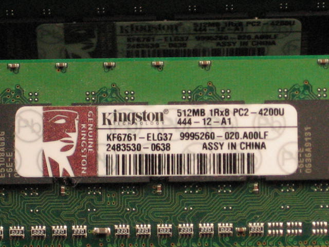 32x 512MB RAM Lot Kingston Samsung PC2 444 4200U 5300U+ 2