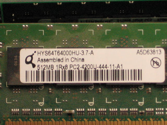 32x 512MB RAM Lot Kingston Samsung PC2 444 4200U 5300U+ 4