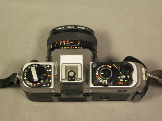 Konica FT-1 Motor 35mm SLR Camera 80-200mm 35-140mm+ NR 8