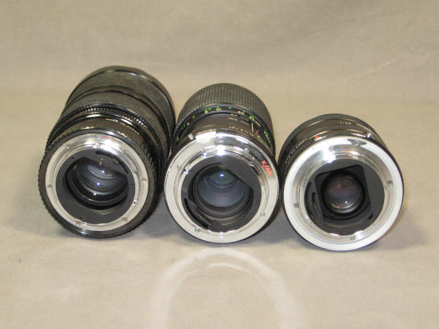 Konica FT-1 Motor 35mm SLR Camera 80-200mm 35-140mm+ NR 12