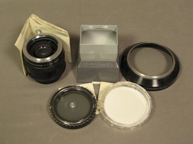 Konica FT-1 Motor 35mm SLR Camera 80-200mm 35-140mm+ NR 13