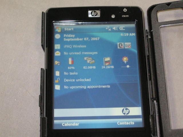 HP iPAQ 210 Enterprise Handheld + Garmin Mobile 10 GPS 3