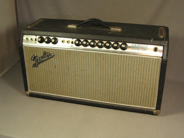 1968 Fender Bandmaster Reverb Tube Guitar Amp Head NR!