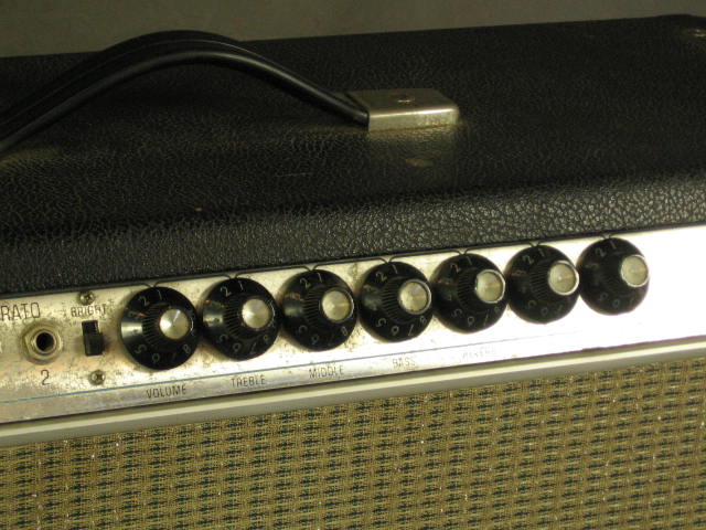 1968 Fender Bandmaster Reverb Tube Guitar Amp Head NR! 2