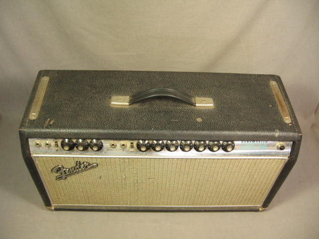 1968 Fender Bandmaster Reverb Tube Guitar Amp Head NR! 4