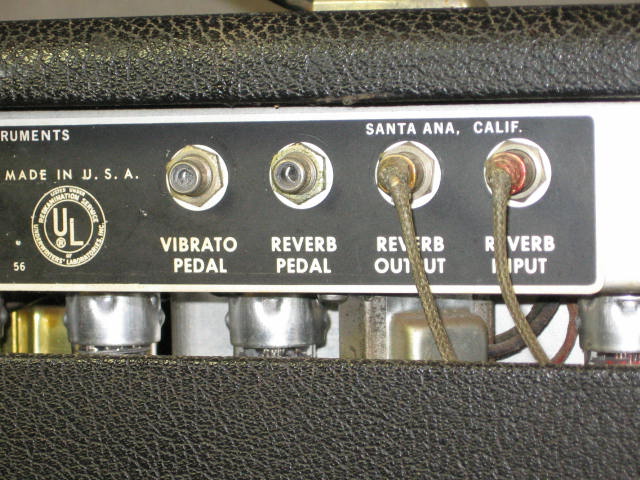 1968 Fender Bandmaster Reverb Tube Guitar Amp Head NR! 10